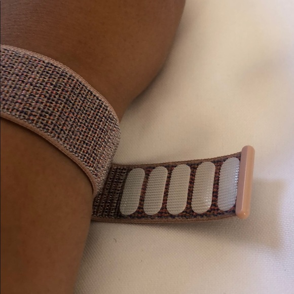 Apple Watch Soft Pink Velcro Band Strap - Picture 4 of 8